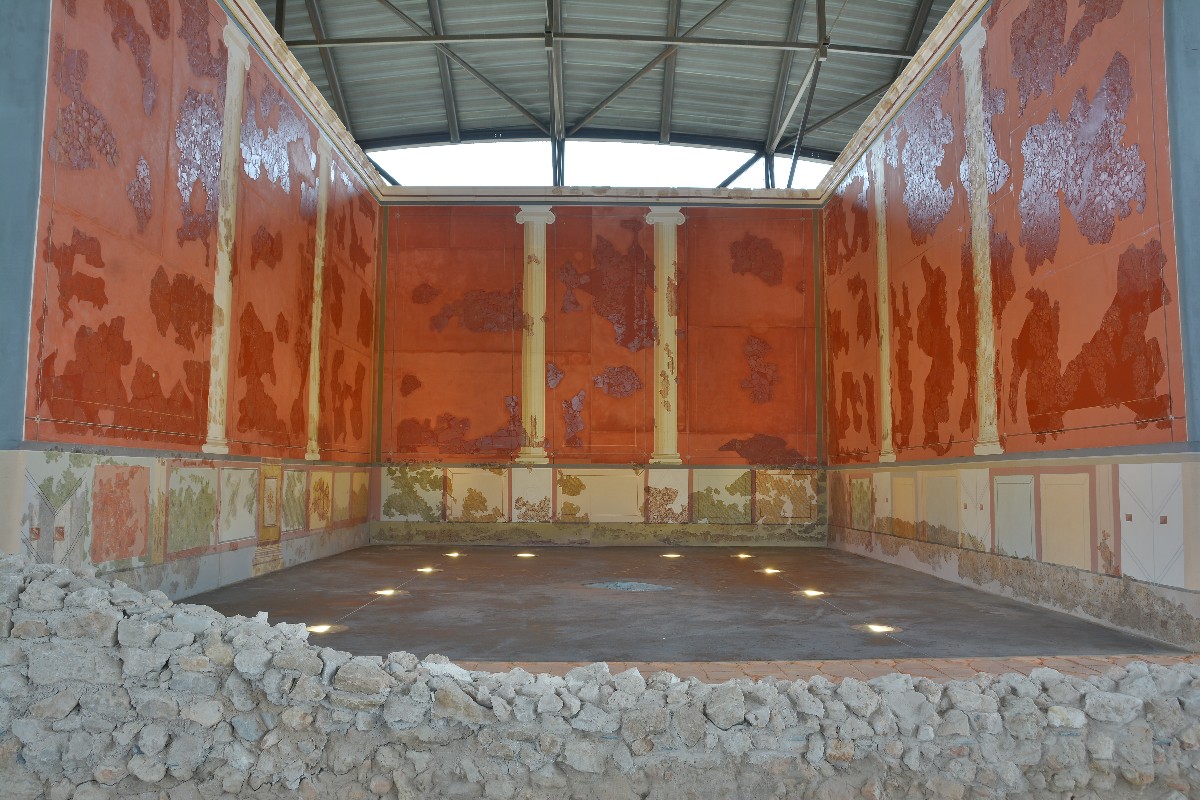 casa de los grifos ciudad romana de complutum